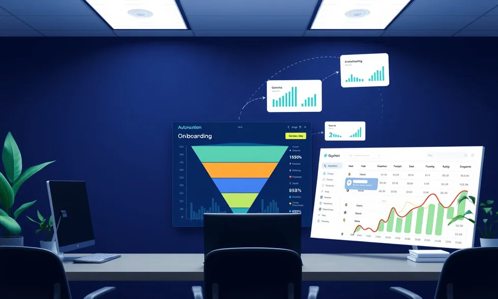 Étude de cas : startup SaaS automatise 70% de son onboarding avec l'IA